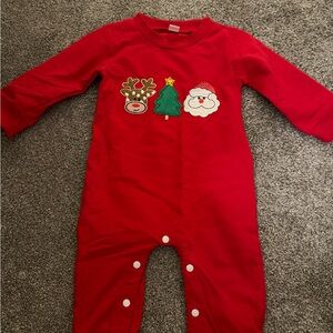 Festive Red Kids One Piece 6-12mon